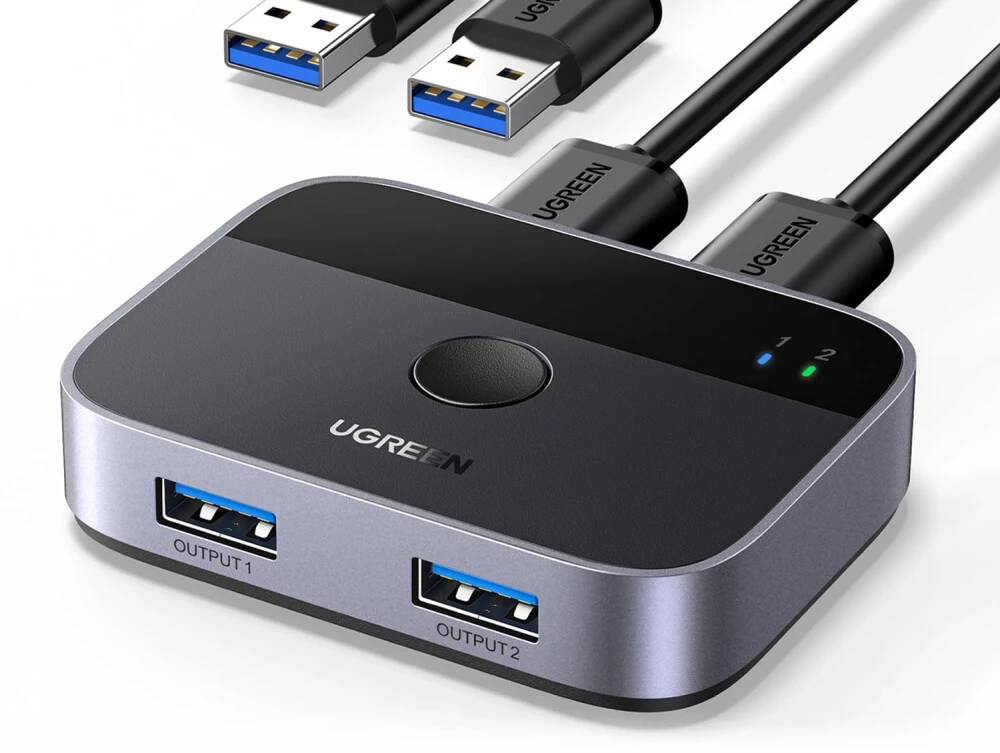 Разветвитель USB3.0 Ugreen CM757 35313, Space Gray