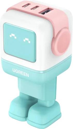 СЗУ Ugreen CD361 35855, Pink/Blue, USB Type-A, 2xUSB Type-C