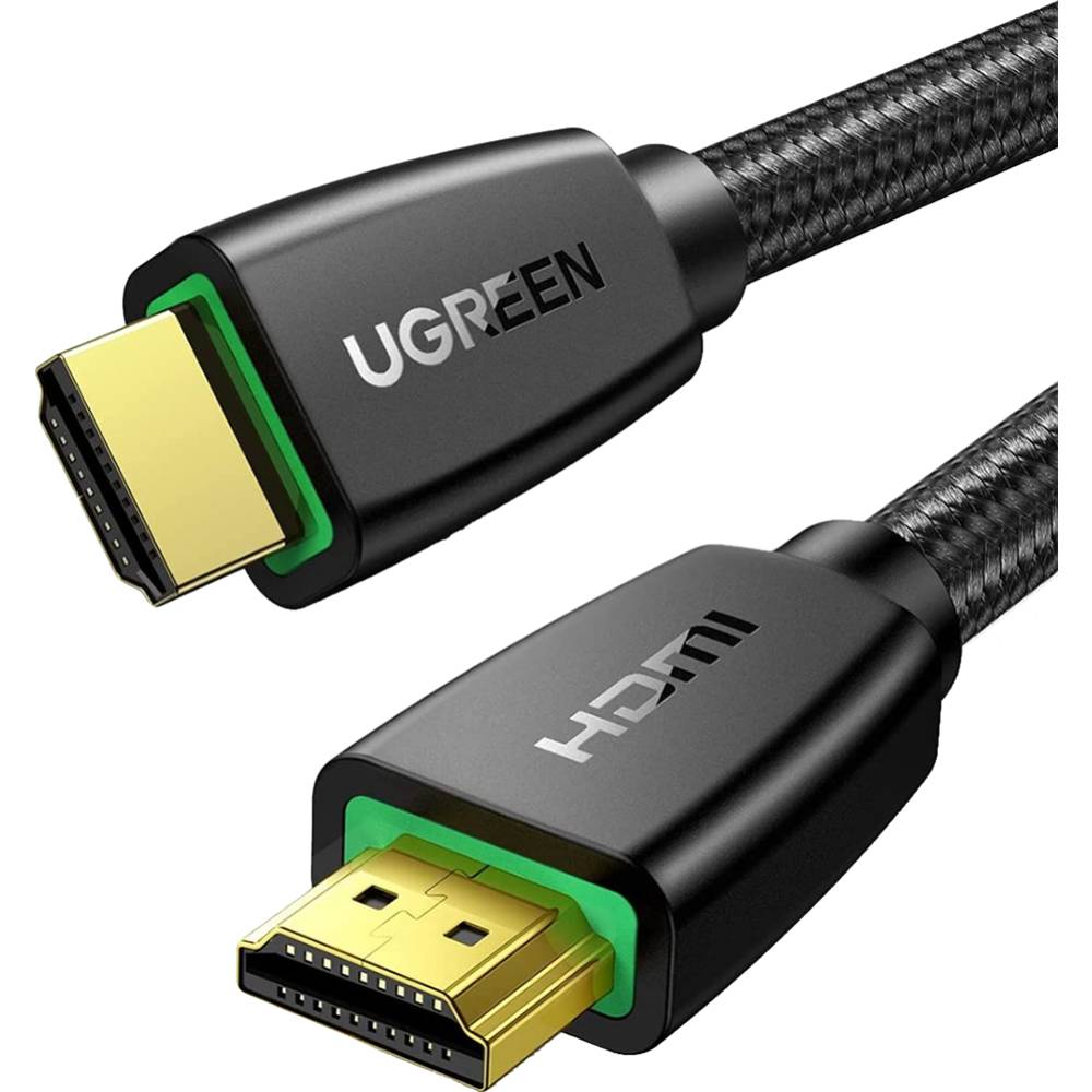 Кабель HDMI (19M) - HDMI (19M), 5м, Ugreen HD118 40412, Black, оплетка