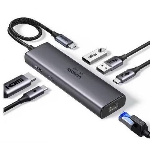 Док-станция Ugreen CM512 45000, Space Gray