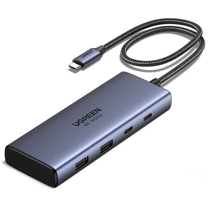 Док-станция Ugreen CM498 45379, Space Gray