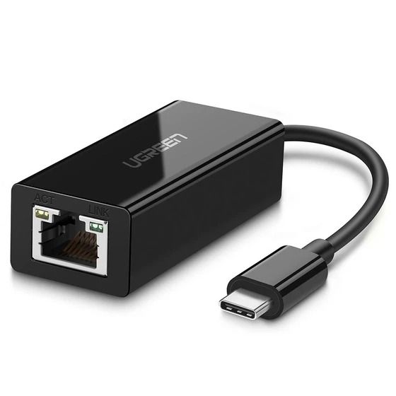 Сетевая карта Ugreen US236 50307, 1Gbps, USB3.0 Type-C