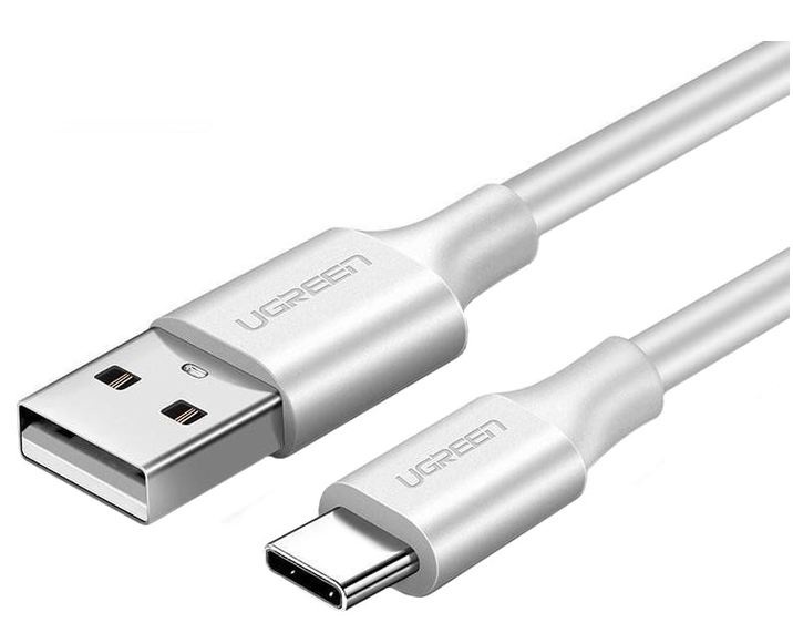 Кабель USB2.0 (M) - USB2.0 Type-C (M), 2м, Ugreen US287 60123, White