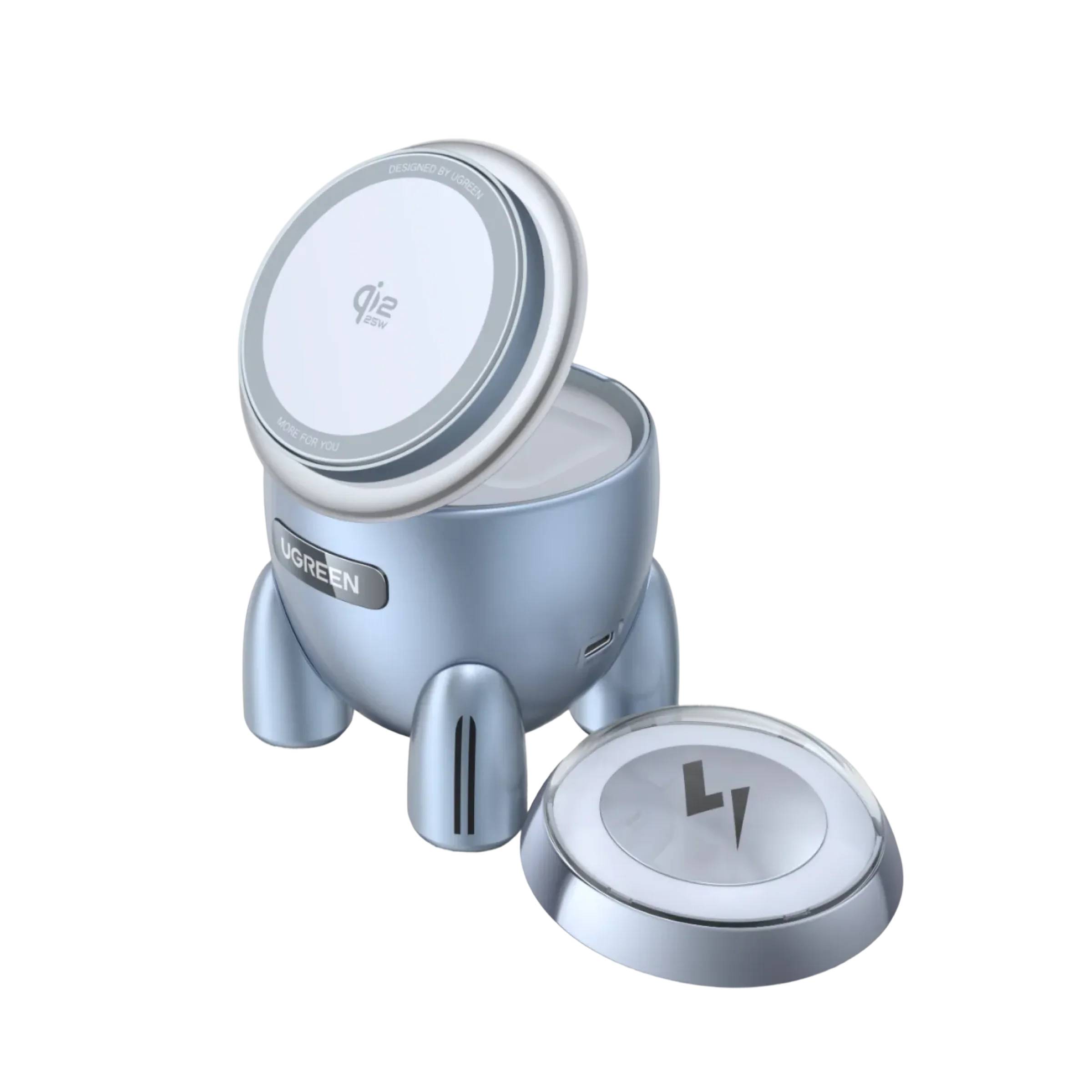 Беспроводное ЗУ Ugreen W713 65300, голубой