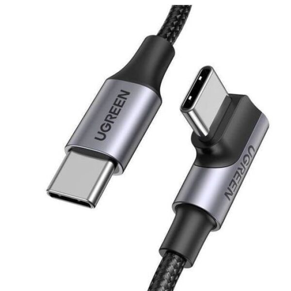 Кабель USB2.0 Type-C (M) - USB2.0 Type-C (M), 1м, Ugreen US334 70643, Black