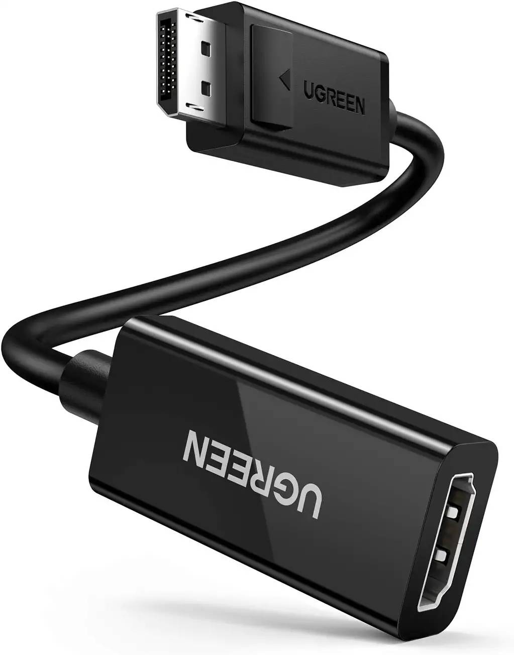 Кабель адаптер DP (M) - HDMI (F) Ugreen MM137 70694, черный