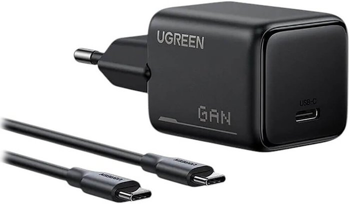 СЗУ Ugreen X517 (75103), Black, USB Type-C, 25W