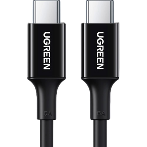 Кабель USB2.0 Type-C (M) - USB2.0 Type-C (M), 1м, Ugreen US300 80371, Black