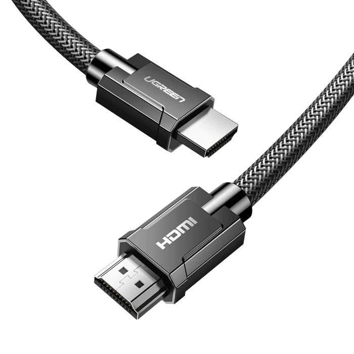 Кабель HDMI (19M) - HDMI (19M), 3м, Ugreen HD135 80602, Gray, оплетка