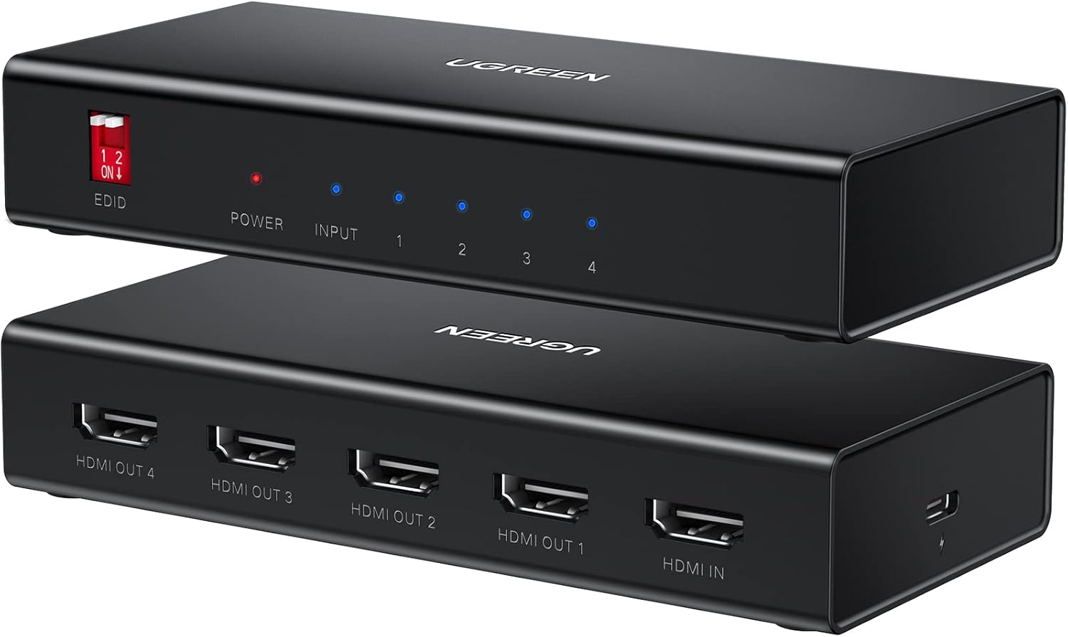 Разветвитель HDMI Ugreen CM570 (90514), HDMI - 4xHDMI