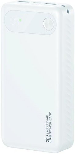 Внешний аккумулятор 20000мАч Usams CD251, 20W, White (20KCD25102)