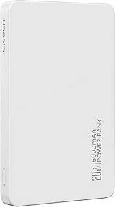 Внешний аккумулятор 5000мАч Usams CD231, 20W, White (5KCD23103)