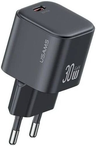 Сетевое зарядное устройство Usams CC262 30W GaN, белый (CC262TC01)
