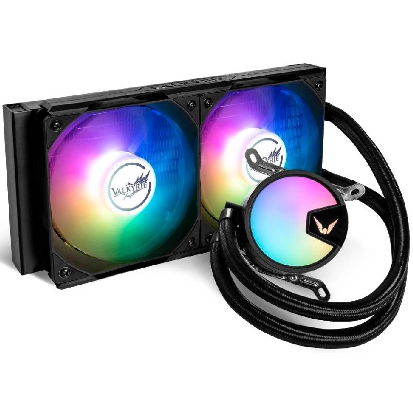 Жидкостное охлаждение Valkyrie A240 ARGB Black (HW A240), 250W (LGA1700 Ready)