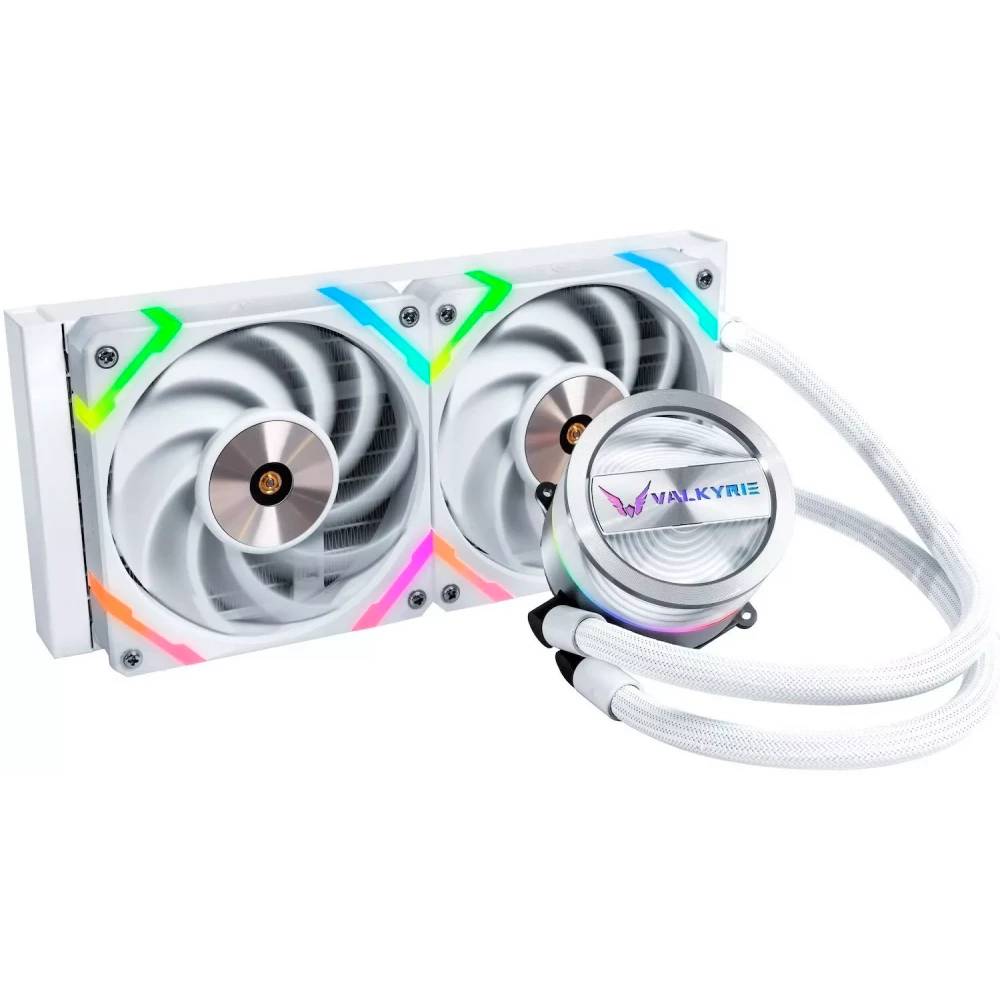 Жидкостное охлаждение Valkyrie Dragonfang 240 White (HW GL240W), 250W (LGA1700 Ready)