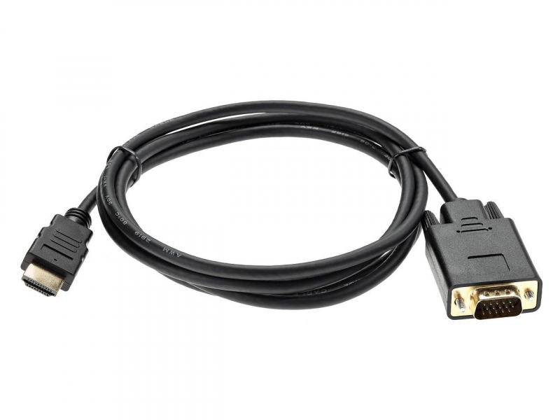 Кабель HDMI (19M) - D-SUB (15M), 1.8м, Vcom CG596-1.8M