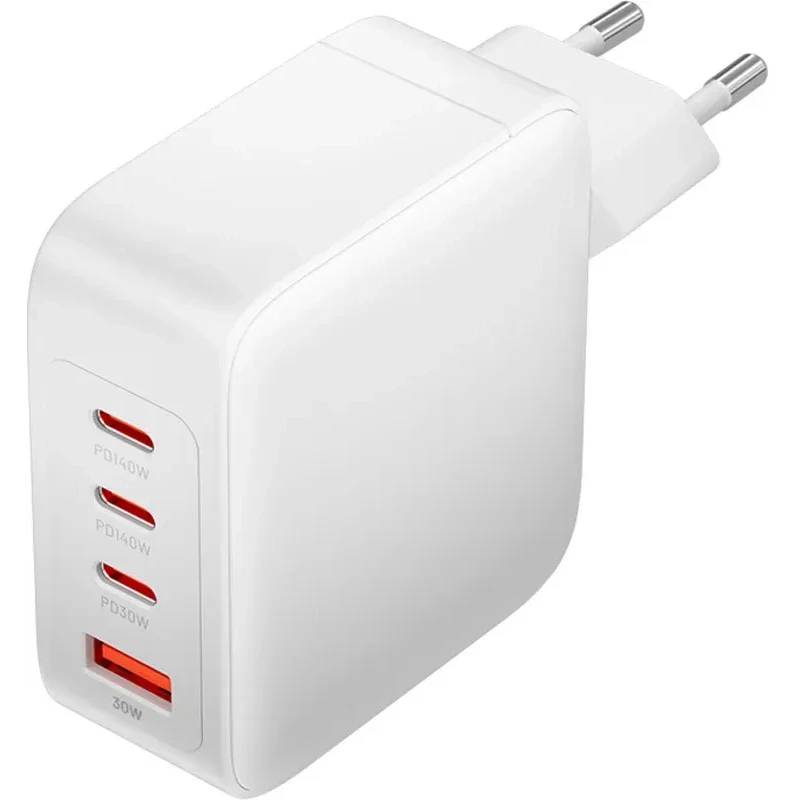 СЗУ Vention FEIW0-EU, белый, USB, 3xUSB Type-C, 140W