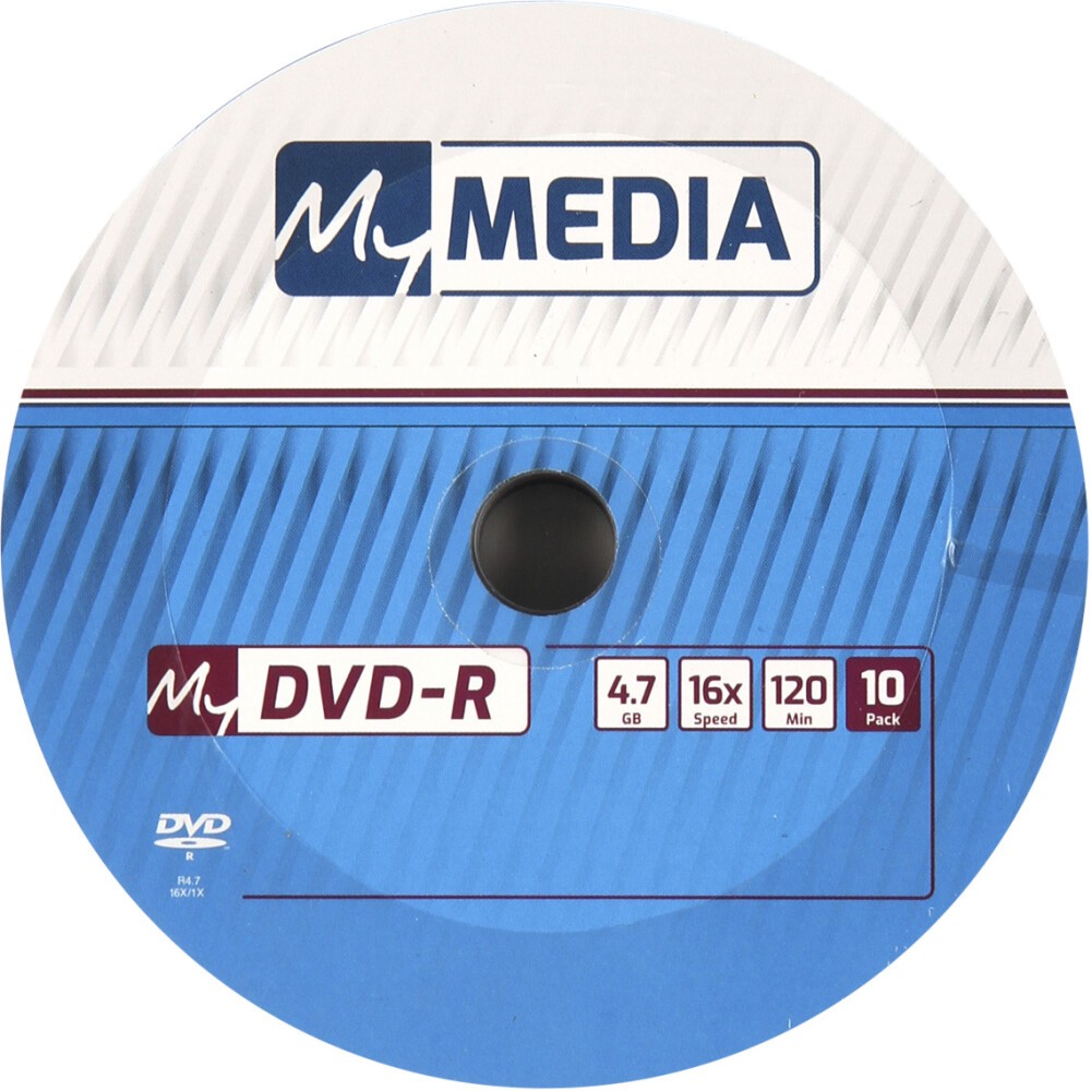 DVD-R disk 16x/4.7Gb Verbatim 10шт Pack Wrap 69205