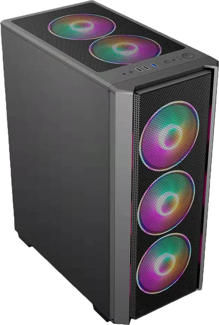 Корпус Vicsone X1 Mesh, 600Вт, ATX