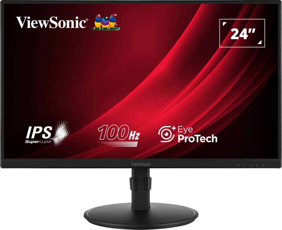 Монитор 23.8" ViewSonic VA2408-HDJ, 1920x1080, IPS, 100Hz (VGA, HDMI, DP)