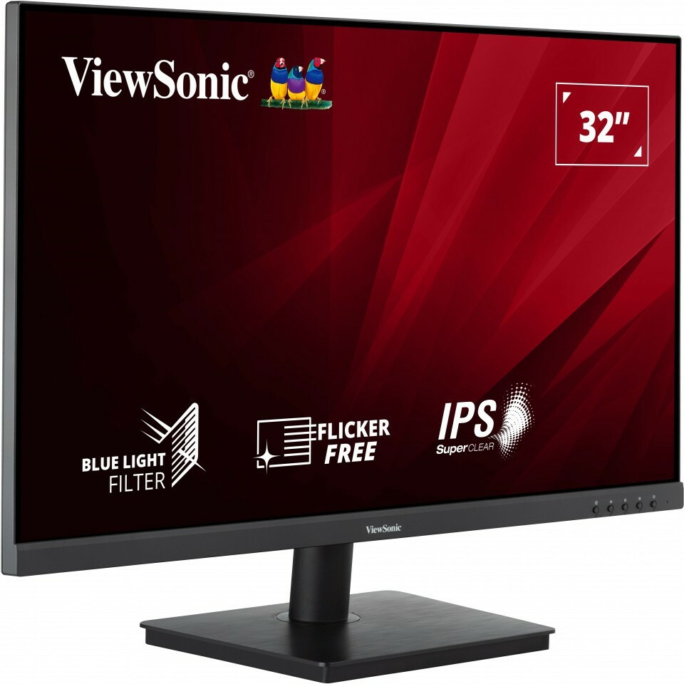 Монитор 32" Viewsonic VA3209-2K-MHD, 2560x1440, IPS, 75Hz, Speakers (2xHDMI, DP)