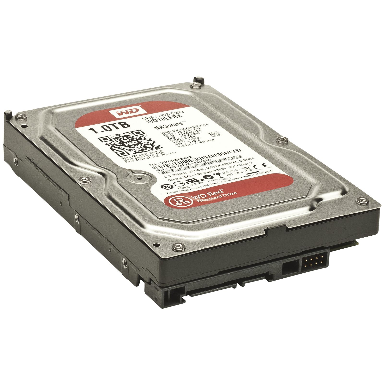 1Tb WD Red WD10EFRX, IntelliPower, 3.5", SATA III, 64Mb
