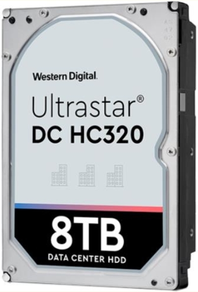8Tb WD (HGST) Ultrastar DC HC320 HUS728T8TAL5204, 7200rpm, 3.5", SAS, 256Mb