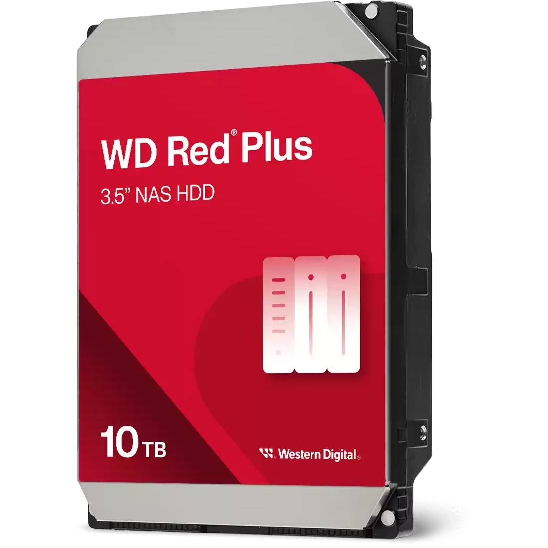 10Tb WD Red Plus WD100EFGX, 7200rpm, 3.5", SATA III, 512Mb