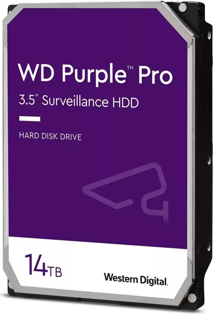 14Tb WD Purple Pro WD142PURP, 7200rpm, 3.5", SATA III, 512Mb