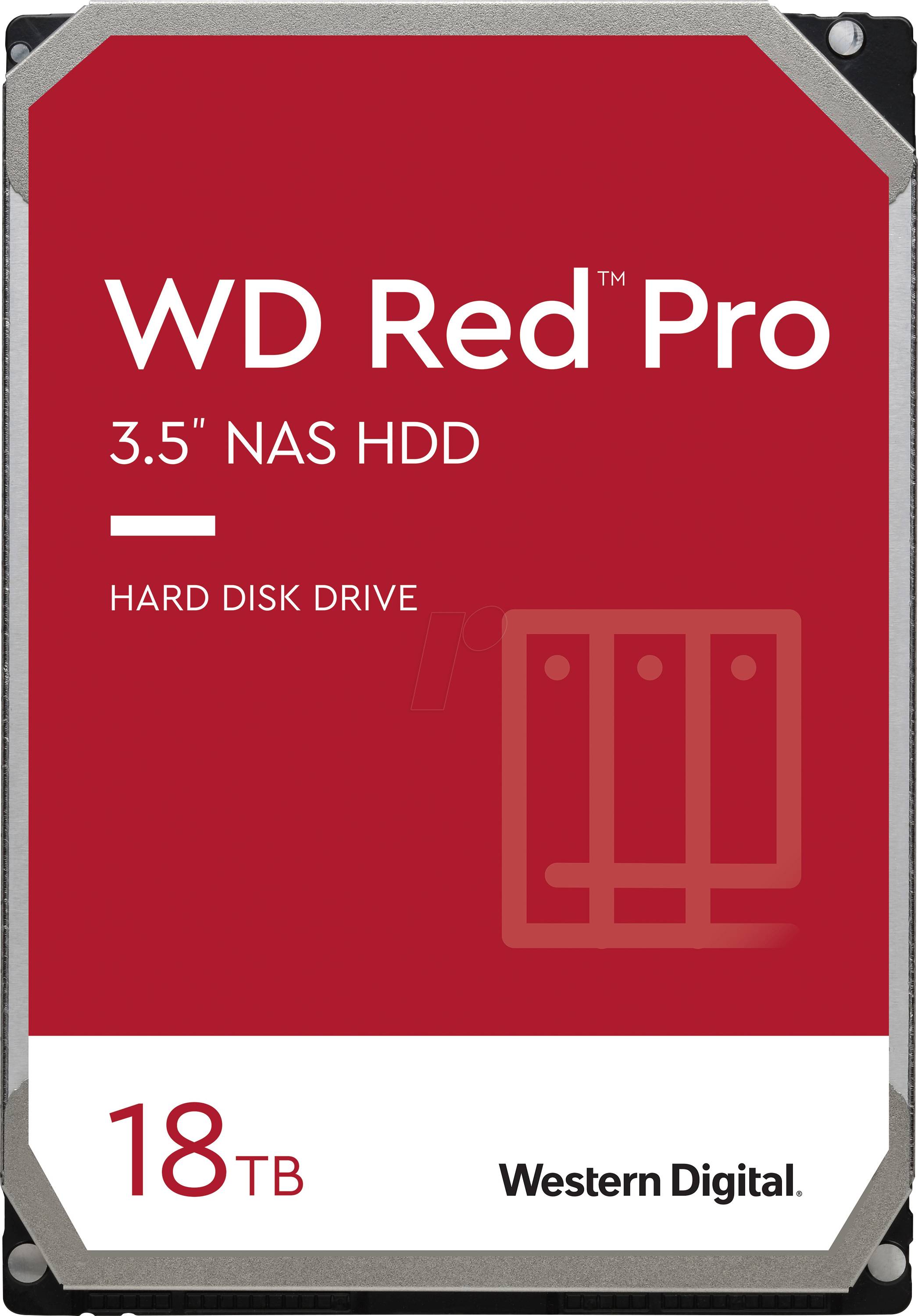 18Tb WD Red Pro WD181KFGX, 7200rpm, 3.5", 512Mb, SATA III