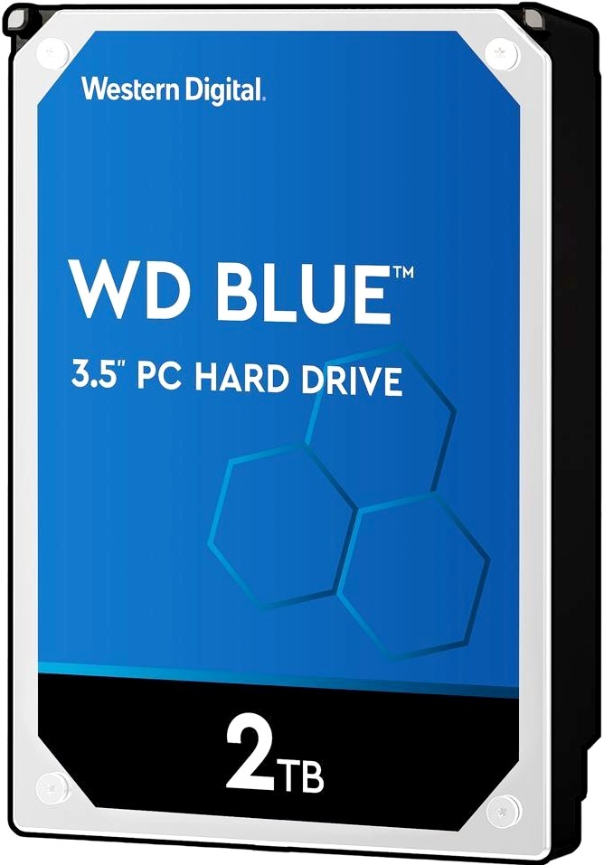 2Tb WD Blue WD20EARZ, 5400rpm, 3.5", SATA III, 64Mb