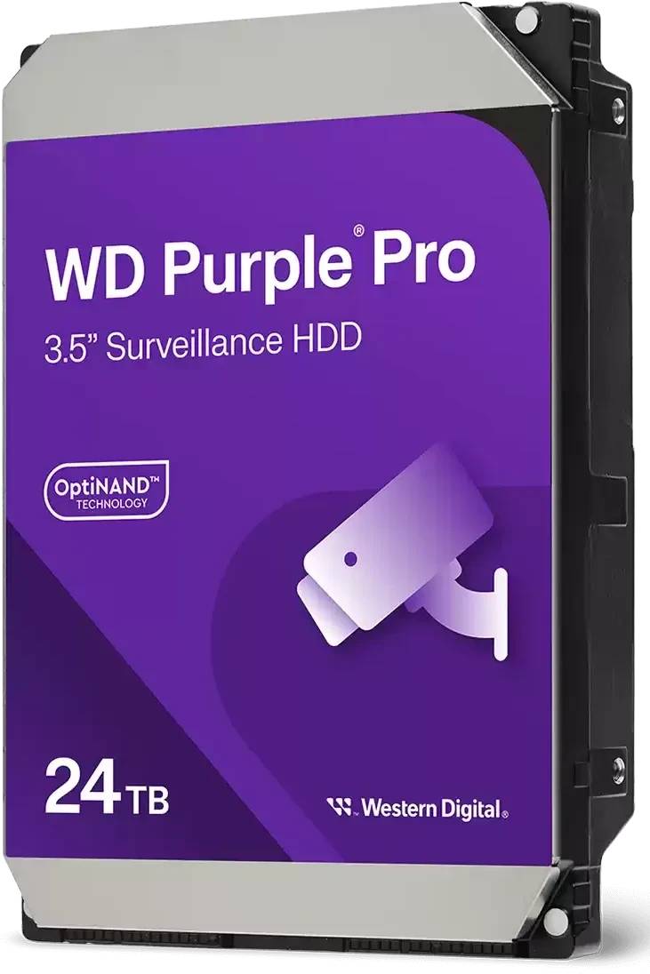 24Tb WD Purple Pro WD240PURP, 7200rpm, 3.5", SATA III, 512Mb
