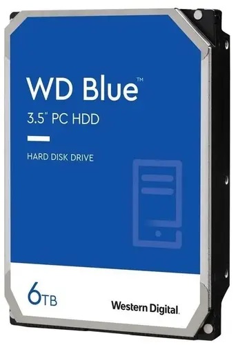 6Tb WD Blue WD60EZAX, 5400rpm, 3.5", SATA III, 256Mb