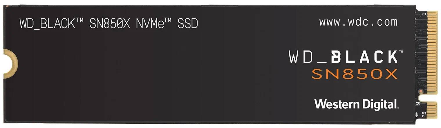 1Tb SSD WD Black SN850X WDS100T2X0E, (7300/6300), NVMe M.2