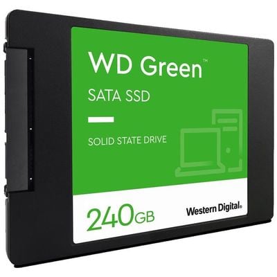240Gb SSD WD Green WDS240G3G0A, 2.5", (545/465), SATA III