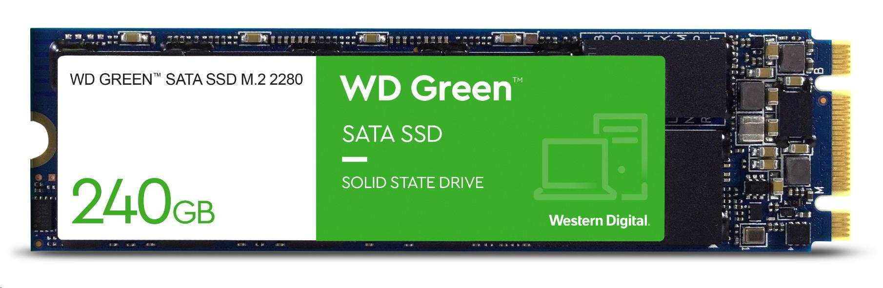 240Gb SSD WD Green WDS240G3G0B, (545/465), SATA M.2