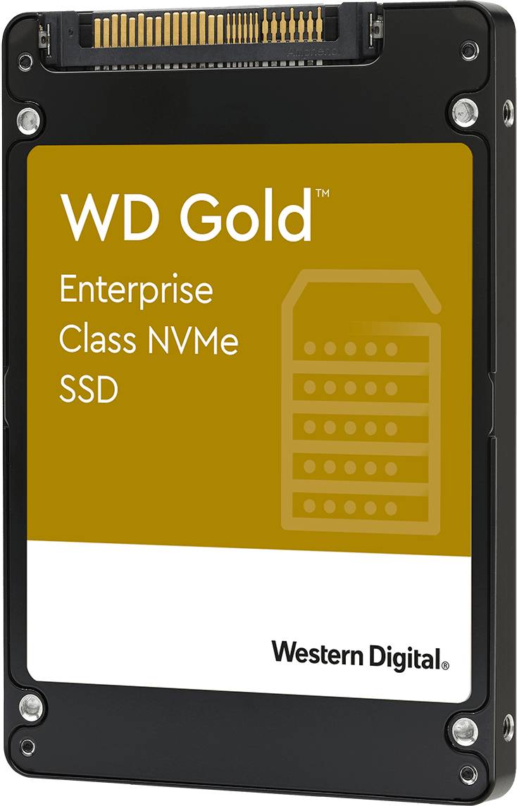3.84Tb SSD WD Gold WDS384T1D0D, (3100/1800), U.2