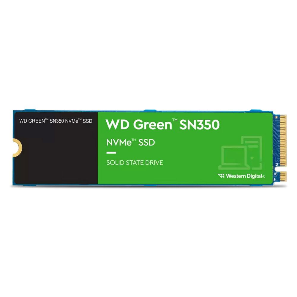 500Gb SSD WD Green SN350 WDS500G2G0C, (2400/1650), NVMe M.2