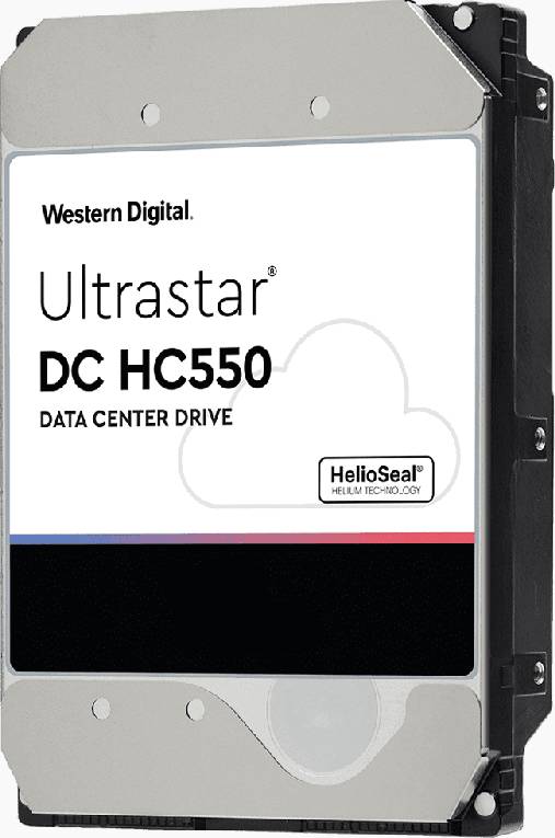 16Tb WD Ultrastar HC550 WUH721816AL5204, 7200rpm, 3.5", SAS, 512Mb