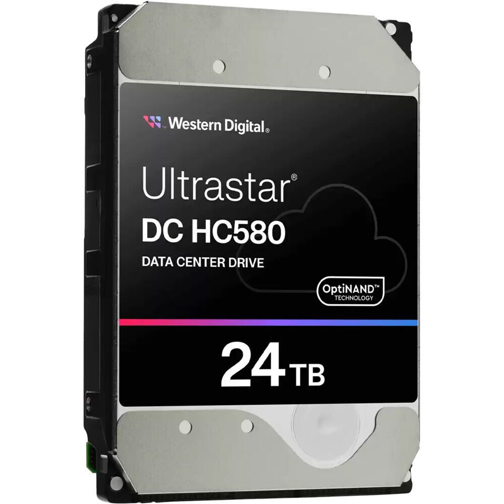 24Tb WD Ultrastar DC HC580 WUH722424ALE604, 7200rpm, SATA III, 512Mb