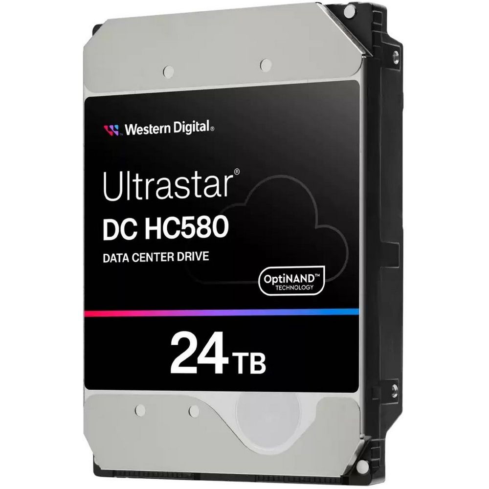 24Tb WD Ultrastar DC HC580 WUH722424ALE6L4, 7200rpm, SATA III, 512Mb