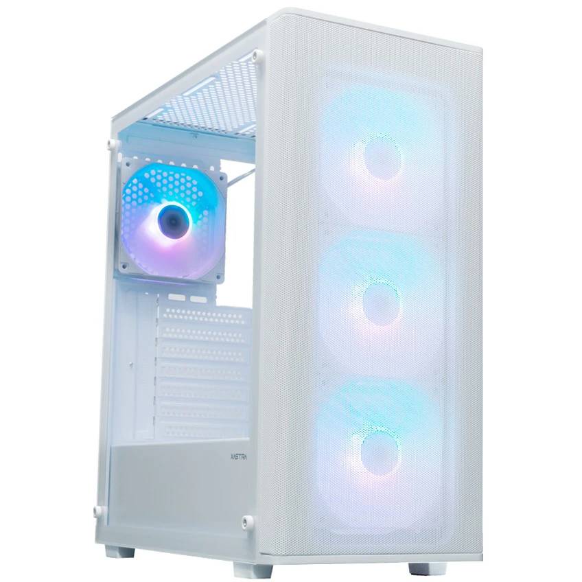 Корпус XASTRA A300 4ARGB White (A300-4FC12A-WH), без БП, mATX