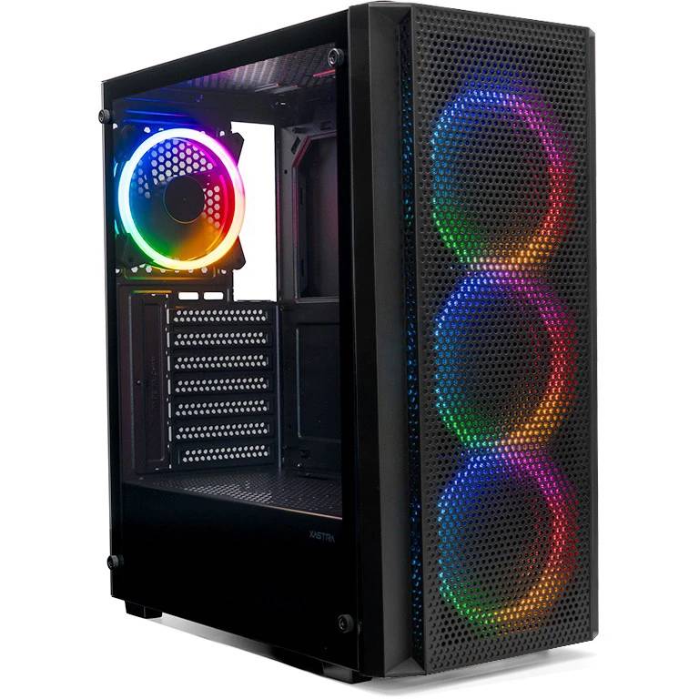 Корпус XASTRA A311 4FRGB Black (A311-4FR12F), без БП, ATX