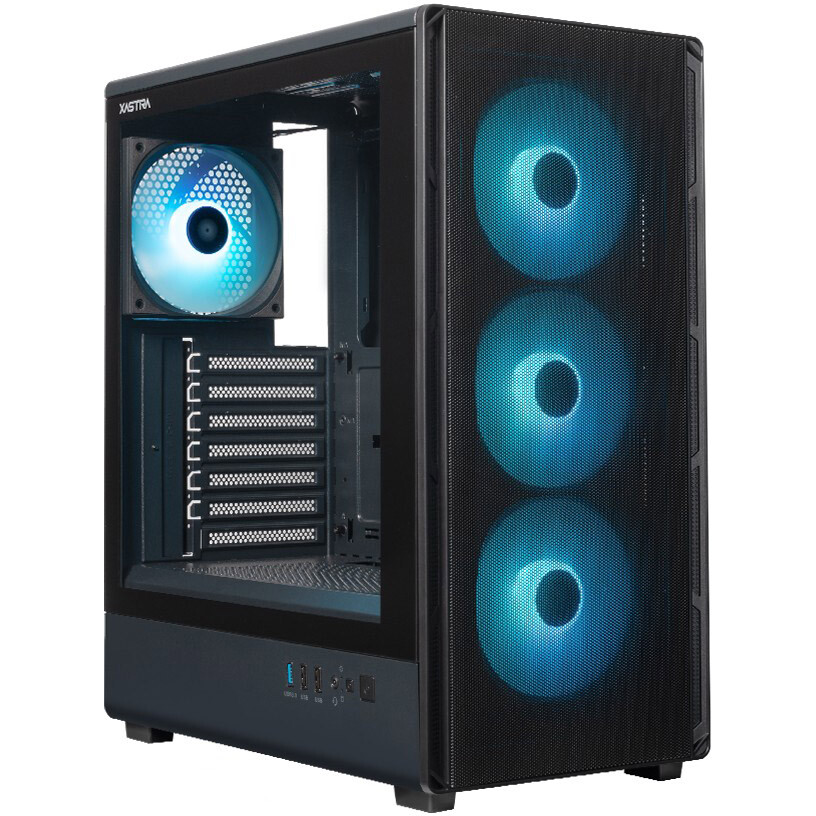 Корпус XASTRA A315 4ARGB Black (A315-1FA36A-1FA12A), без БП, ATX