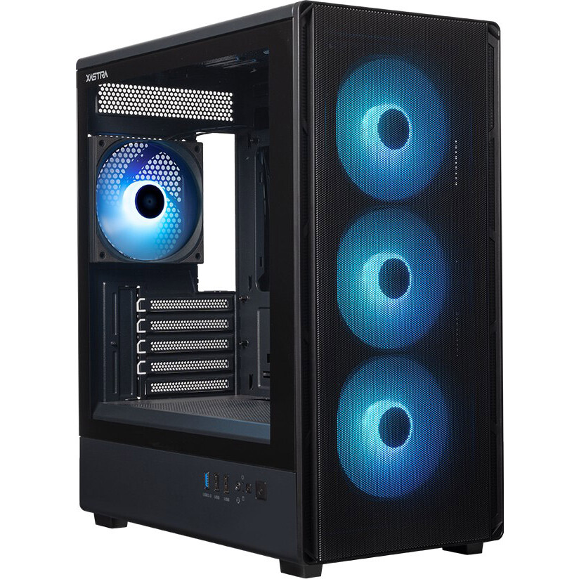Корпус XASTRA A315M 4ARGB Black (A315M-1FA36A-1FA12A), без БП, mATX