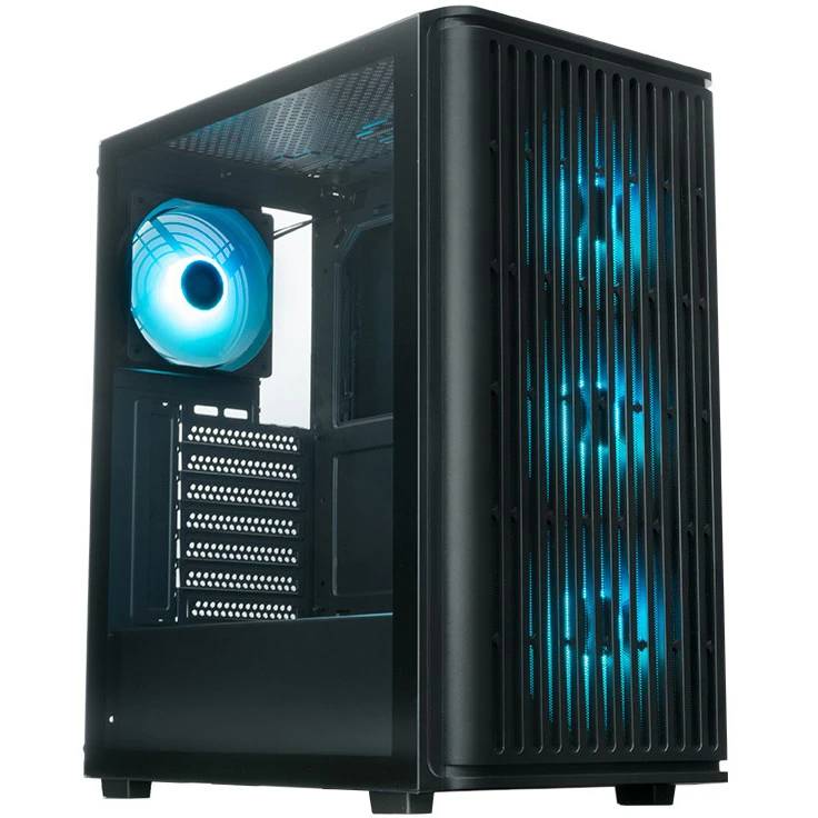 Корпус XASTRA A409 4ARGB Black (A409-4FC12A-UC), без БП, ATX