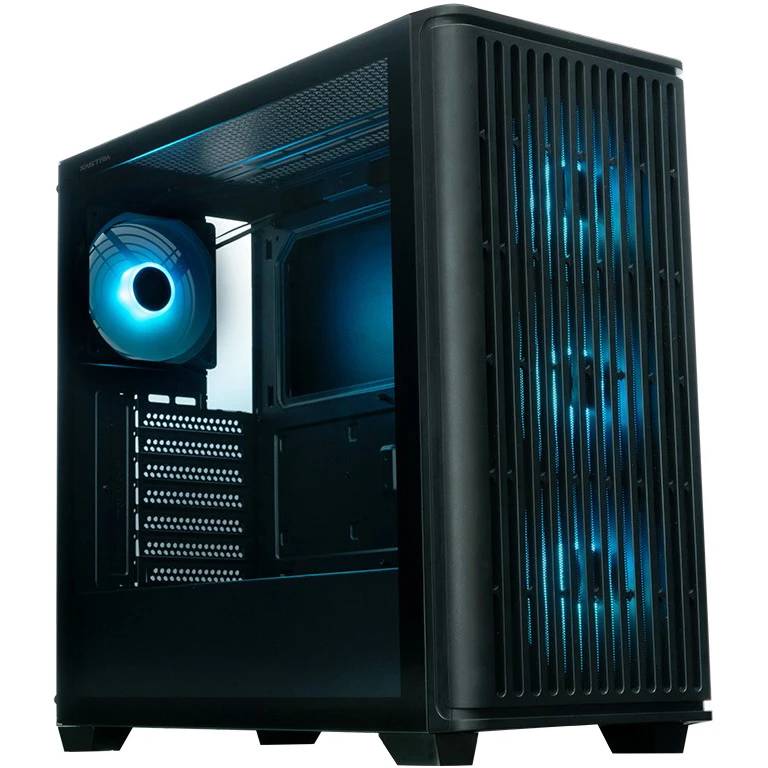 Корпус XASTRA A509 4ARGB Black (A509-4FC12A-UC), без БП, ATX