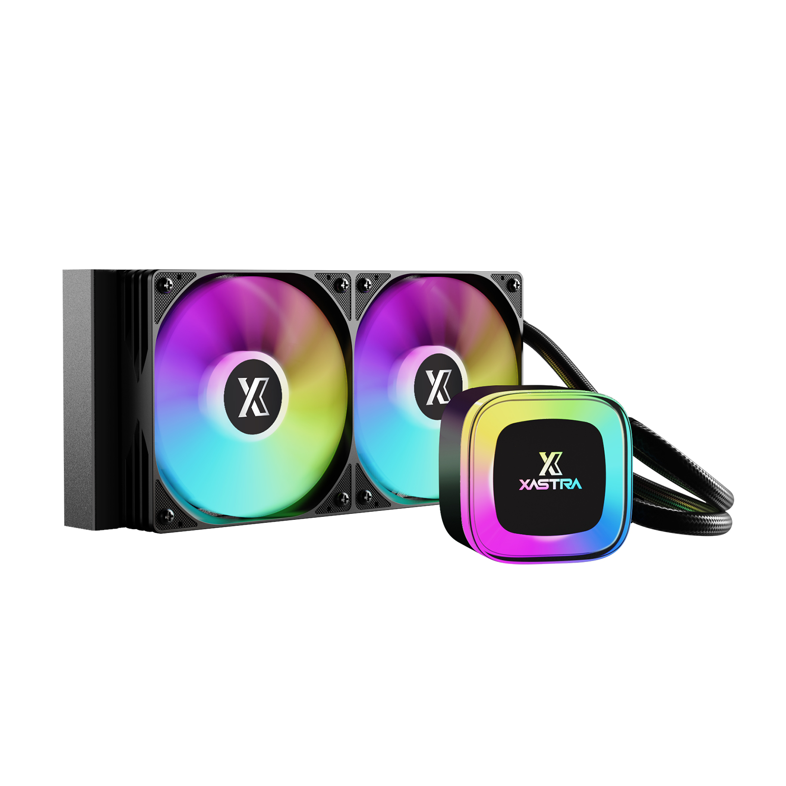 Жидкостное охлаждение XASTRA LP240 ARGB BK (LP240-BKAFXX-GL), 265W (LGA1700 Ready)