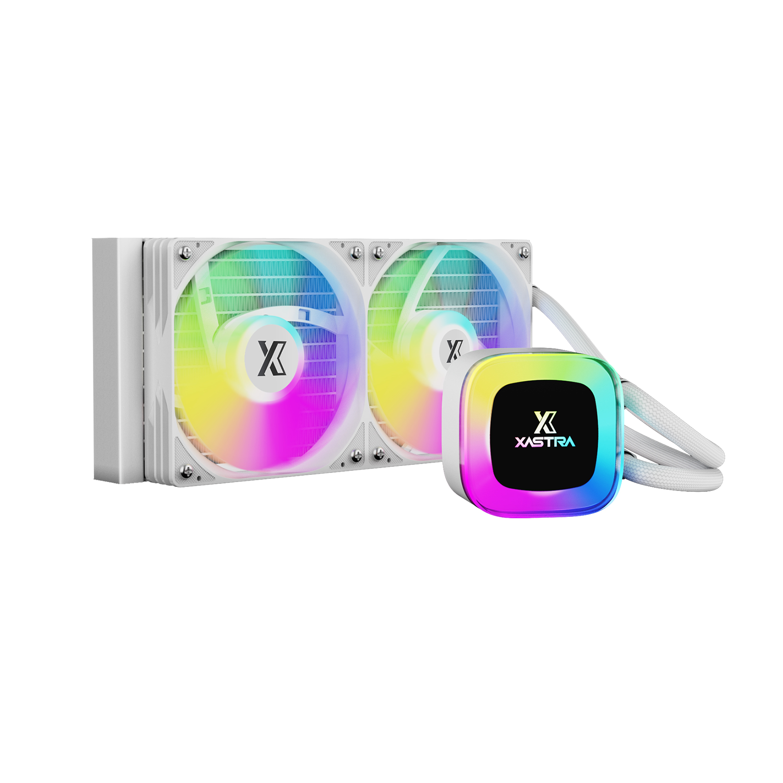 Жидкостное охлаждение XASTRA LP240 ARGB WH (LP240-WHAFXX-GL), 265W (LGA1700 Ready)