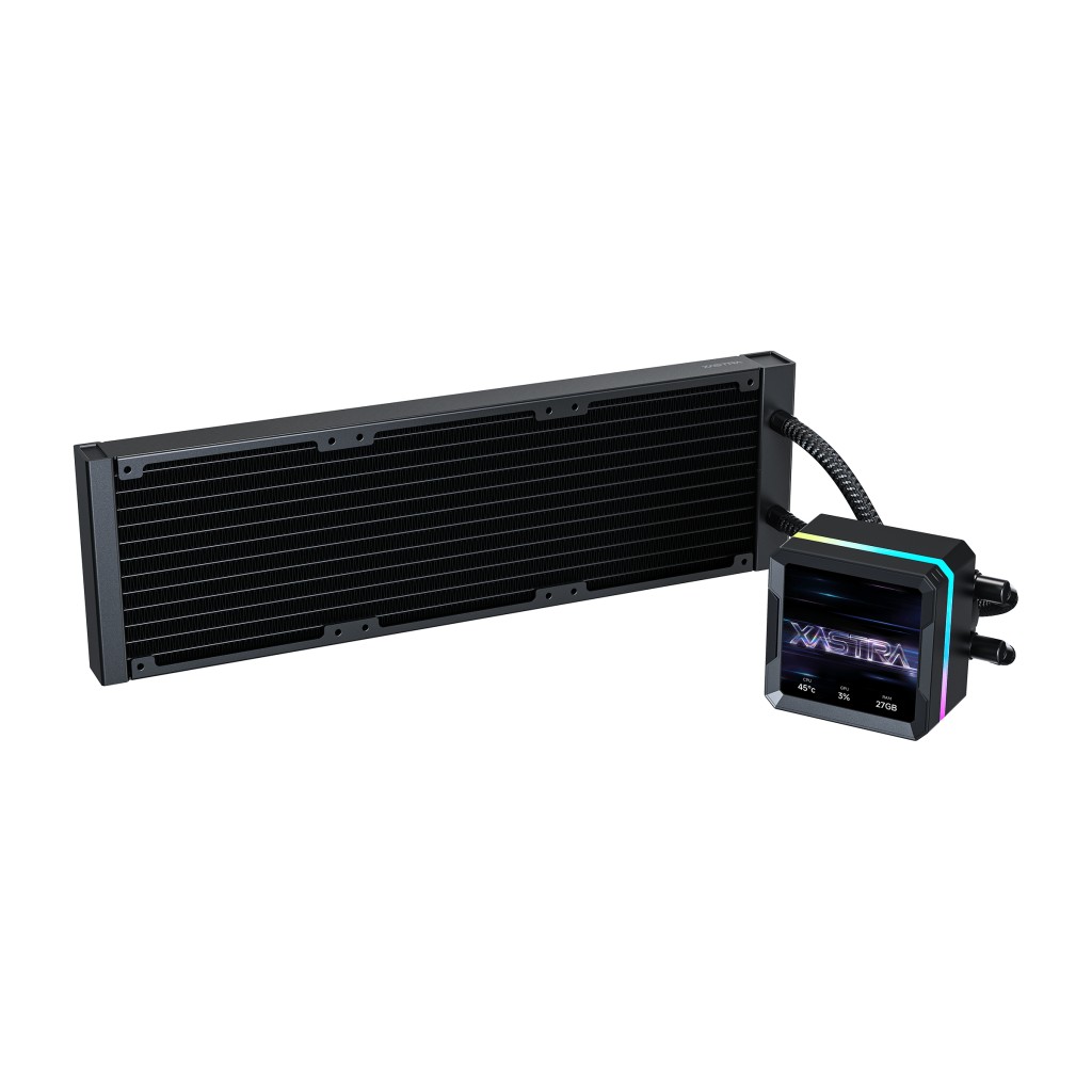 Жидкостное охлаждение XASTRA Octant LS360-0F BK (LS360-BK0FXX-GL) (LGA1700 Ready) (Без вентиляторов в комплекте!)